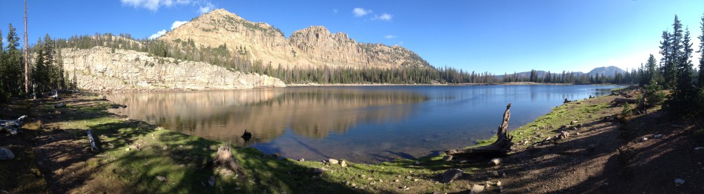 sunrise in the Uintas