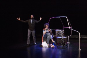 Carleton Bluford and Latoya Rhodes, 'A/Version of Events,' by Matthew Ivan Bennett. (Photo by Rick Pollock)