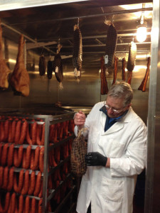 in the curing room