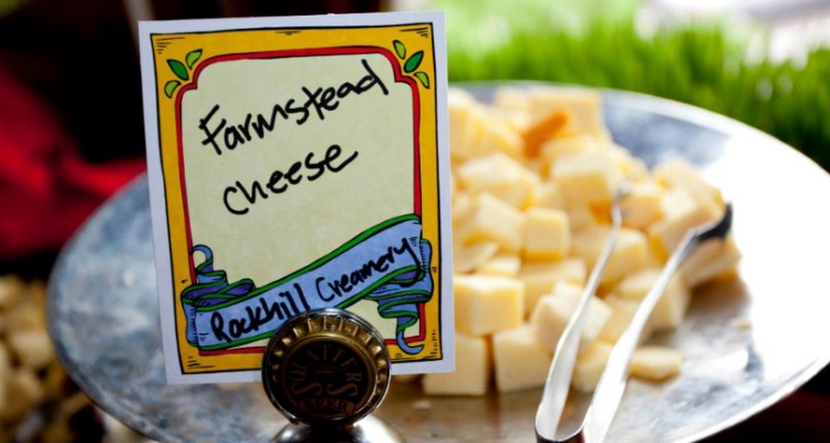 rockhill creamery cheese at farmers market kickoff party