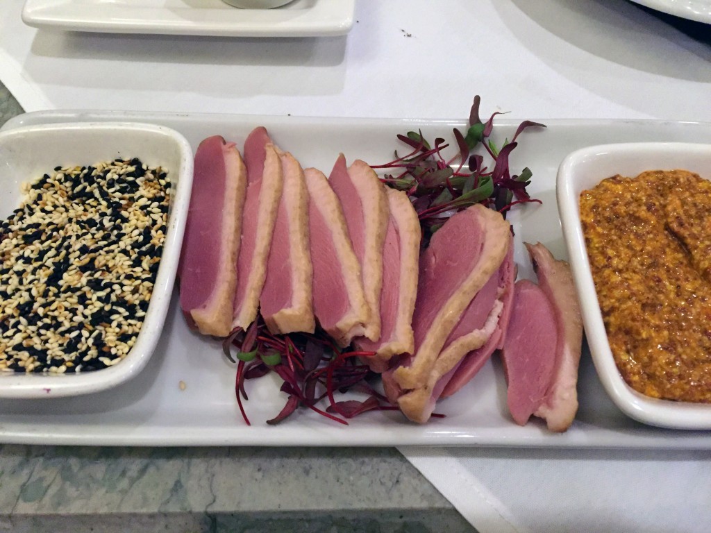 smoked duck & seeds