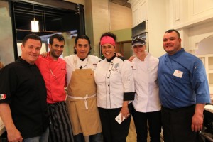 From left: Zach Howa, Carlos Gaytán, Chalia Escalona, Dawn Hoffman and Alberto Higuera. Photo: Edgar Gomez