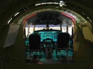 the C-131 cockpit