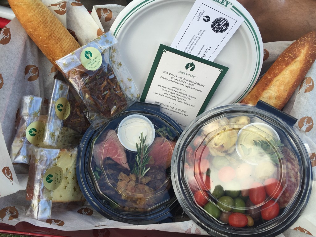 Deer Valley gourmet picnic basket