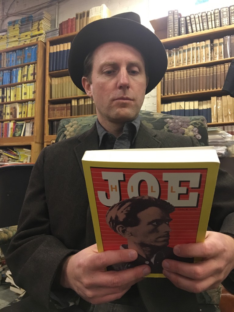 Roger Dunbar (Joe Hill), One Big Union, by Debora Threedy, Plan-B Theatre Company, Photo: Jerry Rapier.