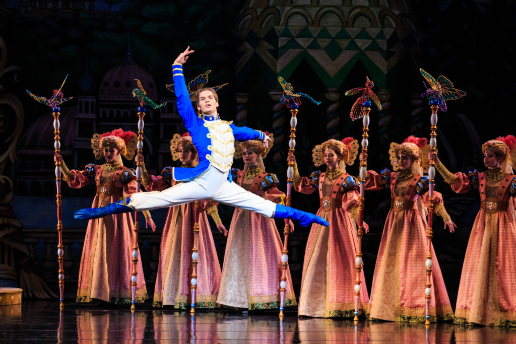 Soloist Alexander MacFarlan in Ballet West's The Nutcracker 2 - Photo by Luke Isley