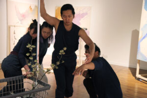 Mitsu Salmon’s Somatic Tracing outstanding performance art exhibition at Utah Museum of…