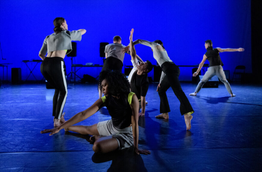 Subdued, intimate Ririe-Woodbury Dance Company’s Ascent closes with…