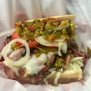 The pastrami sandwich