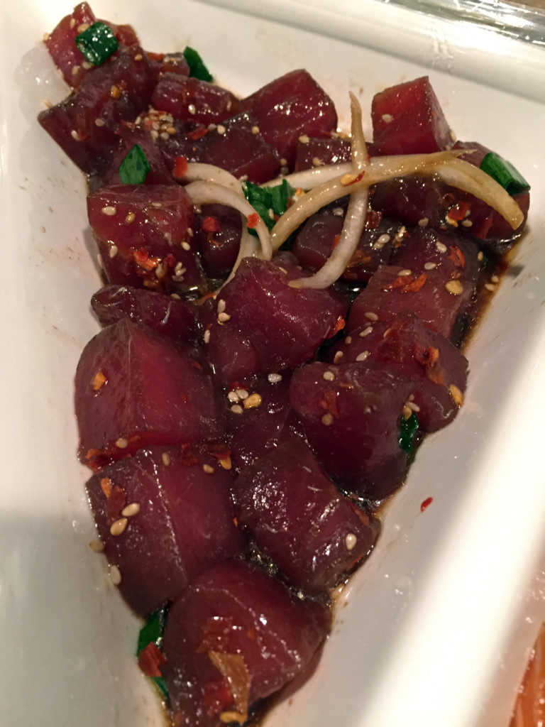 Shoyu ahi at Laid Back Poke Shack